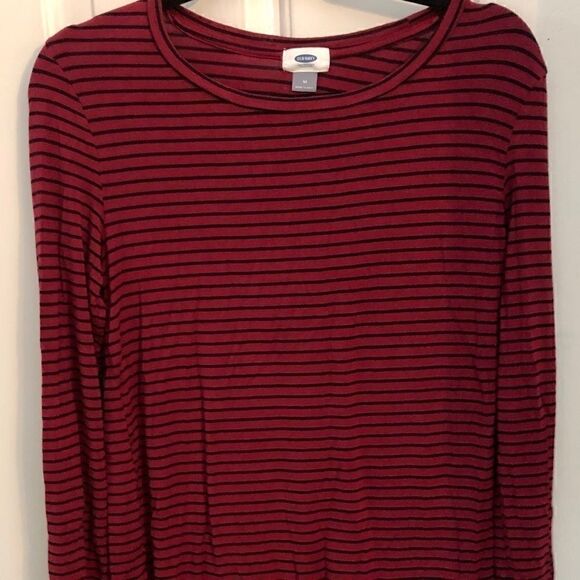 Old Navy red and black long sleeve tee - Picture 1 of 4